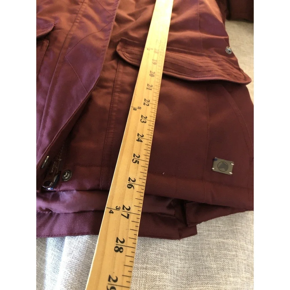 Riding Sport Equestrian Wear Jacket XS Maroon Crown Fur Lined Coat System 5000